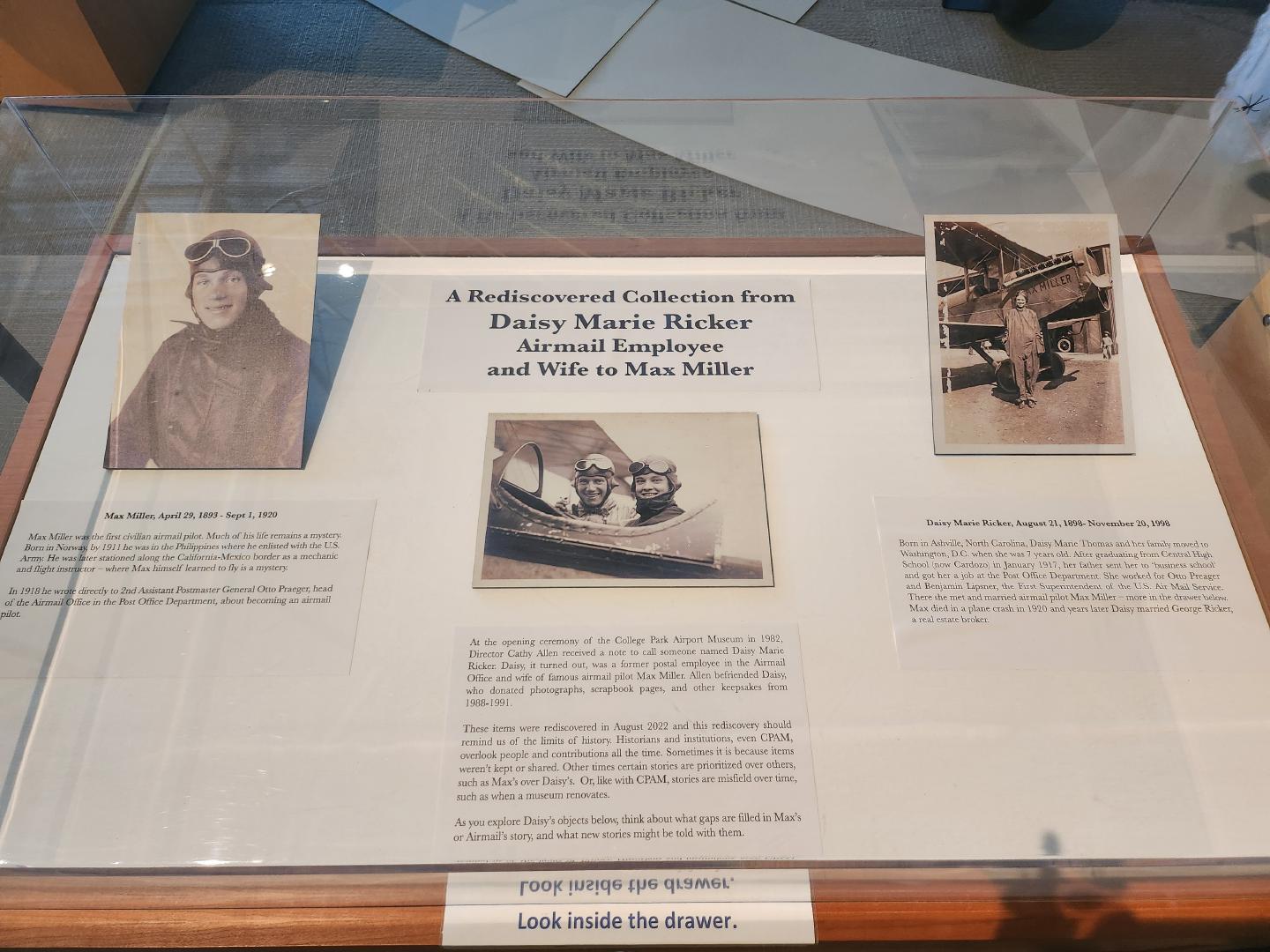 Rediscovered Collection of Daisy Marie Recker on display
